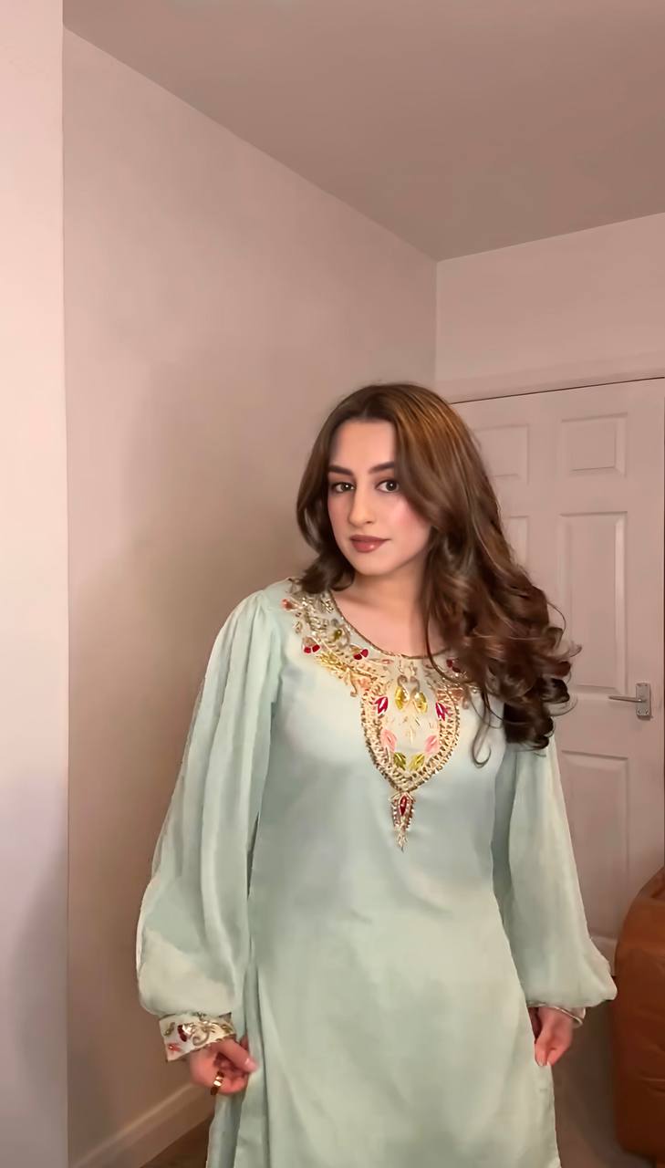 Dual Elegance A Stylish Journey in pista and Black Attire