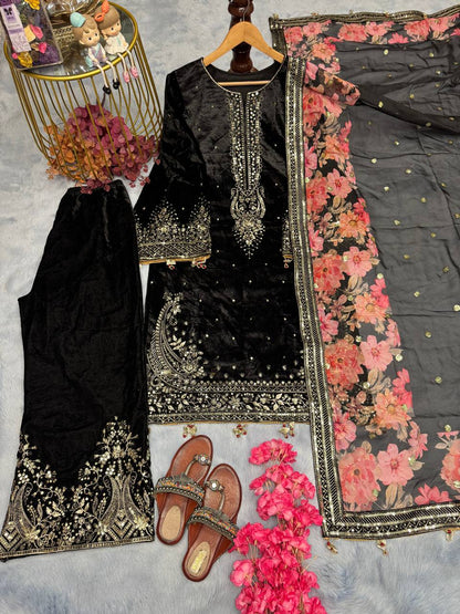 DESIGNER READYMADE TOP PLAZZO & DUPATTA COLLECTIONS